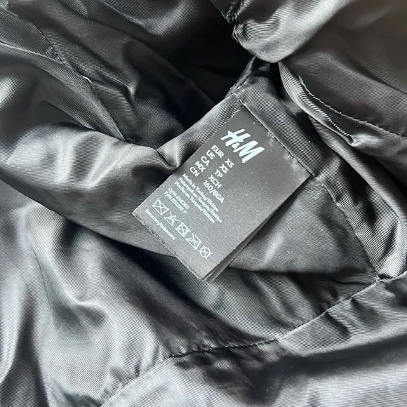 NWT H&M x Mugler Leather Jacket with Scarf - Picture 11 of 13